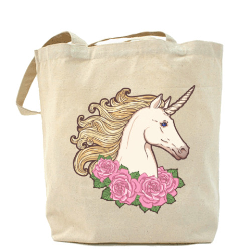 Сумка шоппер с принтом Единорог / Unicorn