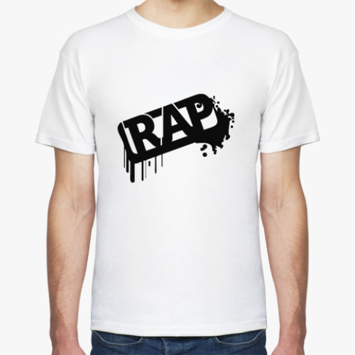 Футболка с принтом Rap