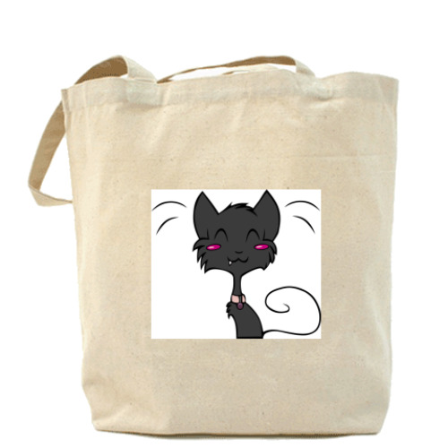 Сумка шоппер милая кошечка