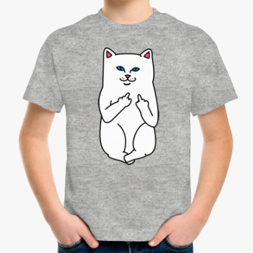 Детская футболка Kitty with fuck