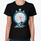 Классическая женская футболка Шорт трек