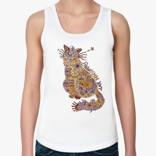 Женская майка Йошкин Кот