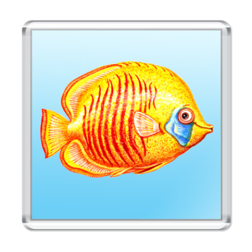 Магнит с принтом  Лора