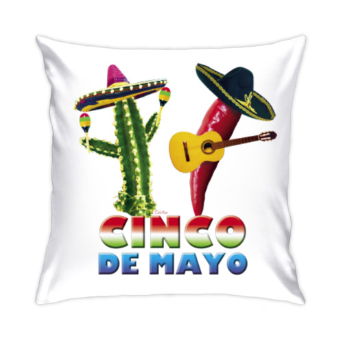 Подушка Мексиканский праздник Cinco de Mayo