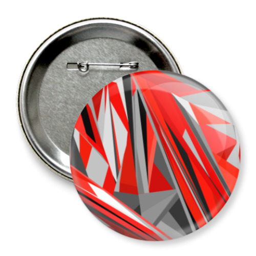 Значок 75мм с принтом Анархист арт