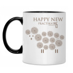 Кружка двухцветная