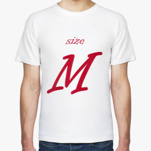 Футболка с принтом size M