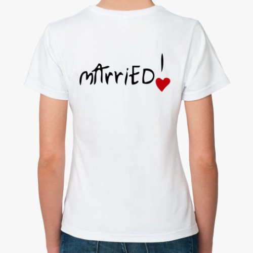 Классическая футболка Just Married