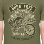 Vintage Coppers Born Free Biker
