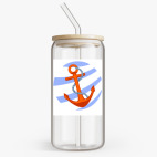 Банка с бамбуковой крышкой