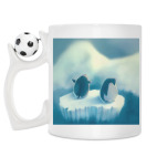 Кружка с футбольным мячиком