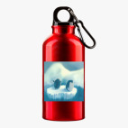 Металлическая бутылка 400 мл UV-DTF