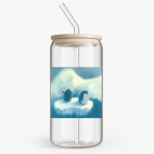 Банка с бамбуковой крышкой