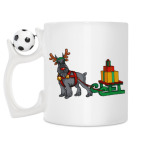 Кружка с футбольным мячиком