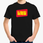 Детская классическая футболка Uno