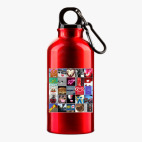 Металлическая бутылка 400 мл UV-DTF