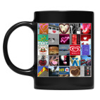 Кружка цветная UV-DTF