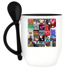 Кружка с ложкой