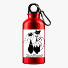 Металлическая бутылка 400 мл UV-DTF