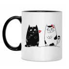 Кружка двухцветная