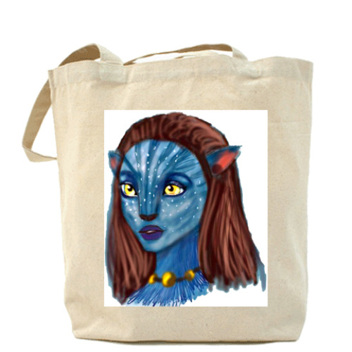 Сумка шоппер с принтом Холщовая сумка