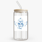 Банка с бамбуковой крышкой