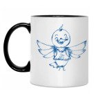 Кружка двухцветная