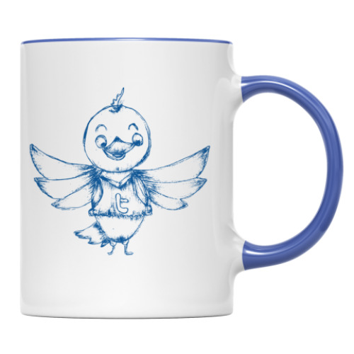 Кружка с принтом Твитти