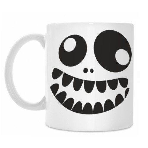 Кружка с принтом Бешеная рожа