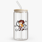 Банка с бамбуковой крышкой