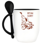 Кружка с ложкой