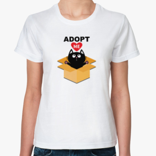Классическая футболка ADOPT ME