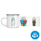 Эмалированная кружка (круговая запечатка) Тайный сыск Ехо (Макс Фрай)