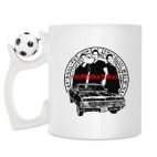 Кружка с футбольным мячиком