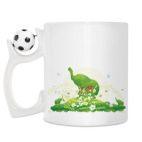 Кружка с футбольным мячиком
