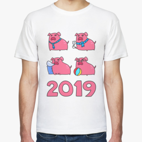 Футболка Свинья 2019