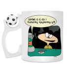 Кружка с футбольным мячиком