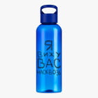 Прозрачная спортивная бутылка