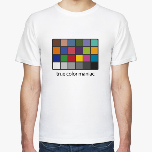 Футболка с принтом True color maniac