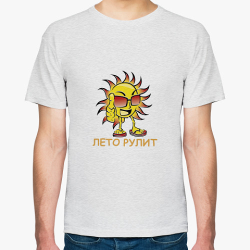 Футболка с принтом лето рулит