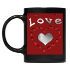 Кружка цветная UV-DTF