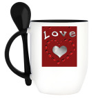 Кружка с ложкой