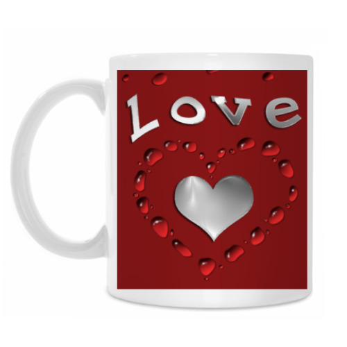 Кружка с принтом Love