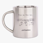 Кружка металлическая