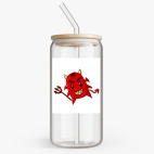 Банка с бамбуковой крышкой