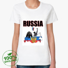 Женская футболка органик