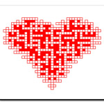 Сердце-кроссворд