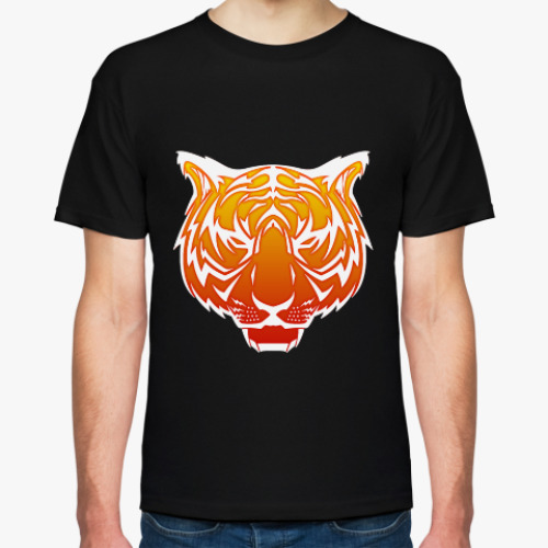 Футболка с принтом Samael's Symbols (Огненный Тигр)
