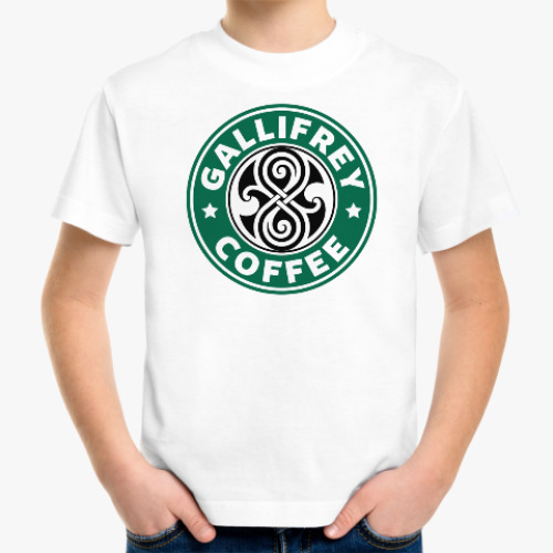 Детская футболка Gallifrey Coffe