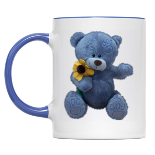 Кружка с принтом 'Мишка Тедди'